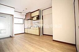 西川コーポ 6階2DKのリビング/ダイニング