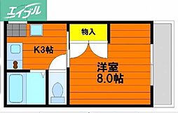 間取図画像 1K