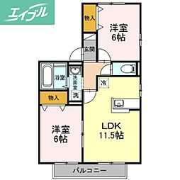 リビングタウン旭川　Ｅ棟 2階/-