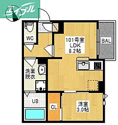 GRANDTIC オーシャン 富田 1階