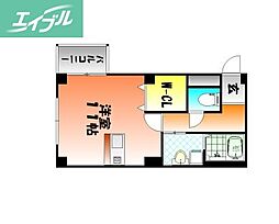 TMビル ワンルームの間取図画像