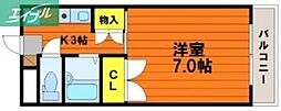 プレアデスM-A 1Kの間取図画像