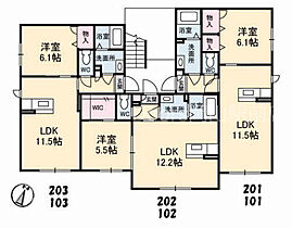 岡山県岡山市東区瀬戸町万富（賃貸アパート1LDK・1階・40.40㎡） その2