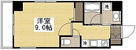 岡山県岡山市北区京町（賃貸マンション1K・1階・27.63㎡） その2