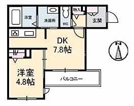 岡山県岡山市北区伊福町2丁目（賃貸アパート1DK・1階・33.13㎡） その2