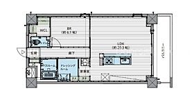 岡山県岡山市北区三門中町（賃貸マンション1LDK・2階・64.98㎡） その2