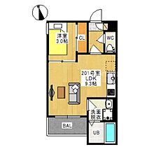 岡山県岡山市北区大和町2丁目（賃貸アパート1LDK・1階・30.82㎡） その2