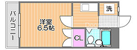 シャレードN  ｜ 岡山県岡山市中区西川原（賃貸マンション1K・4階・24.30㎡） その2