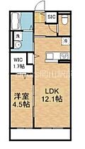 岡山県岡山市北区楢津（賃貸アパート1LDK・1階・41.02㎡） その2