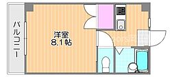 リーガ1 1Kの間取図画像
