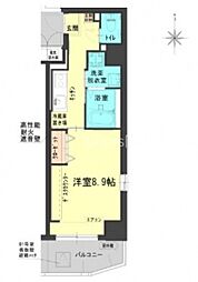 アネシステッタラ 1Kの間取図画像