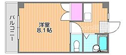 リーガ1 1Kの間取図画像