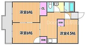 岡山県岡山市中区赤田（賃貸マンション3LDK・5階・57.10㎡） その2