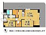 間取り：ウォークインクローゼットやパントリーなど収納充実の2LDKの間取りです