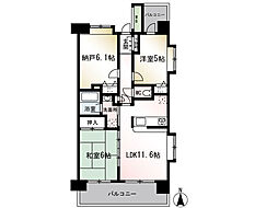 間取図画像 2SLDK
