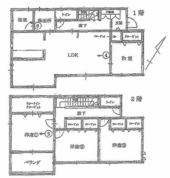 間取りを拡大表示