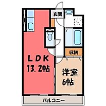 プチセゾン小山城東庭園  ｜ 栃木県小山市城東2丁目（賃貸マンション1LDK・2階・46.05㎡） その2