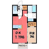 ベルーネ・ココ  ｜ 茨城県結城市大字結城（賃貸アパート1DK・1階・29.25㎡） その2