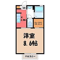 スリーゼ  ｜ 茨城県筑西市下岡崎2丁目（賃貸アパート1K・2階・28.20㎡） その2