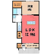 サンガーデン 光  ｜ 栃木県小山市大字大行寺（賃貸アパート1LDK・1階・47.71㎡） その2