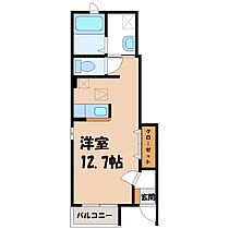 カーサ・フェビアン  ｜ 栃木県小山市若木町1丁目（賃貸アパート1R・1階・31.48㎡） その2