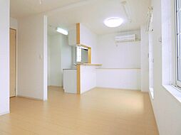 JR水戸線 下館駅 徒歩18分の賃貸アパート 2階1LDKのリビング/ダイニング