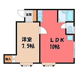 🉐敷金礼金0円！🉐東北本線 小山駅 徒歩24分