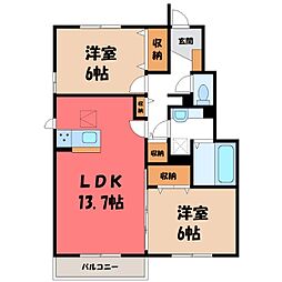 東武宇都宮線 新栃木駅 徒歩25分 1階/-