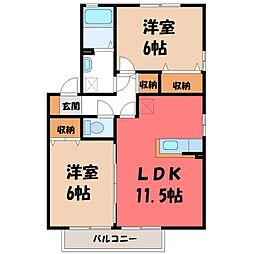 JR東北本線 小山駅 バス6分 ヤオハン南下車 徒歩12分