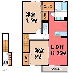 東武日光線 新大平下駅 徒歩17分
