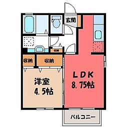 JR東北本線 小山駅 徒歩21分 2階/-