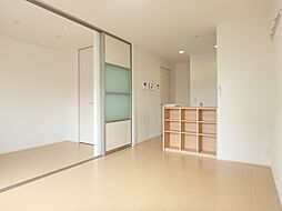 JR水戸線 結城駅 徒歩3分の賃貸アパート 2階1LDKのリビング/ダイニング