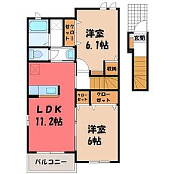 ゼファー A 2階/-