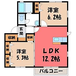 ディアコート B 1階/-