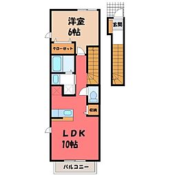 ミモザ 2階/-