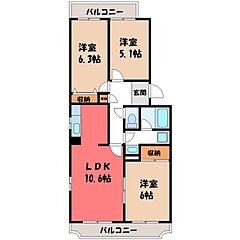 物件の間取り