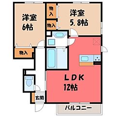 物件の間取り