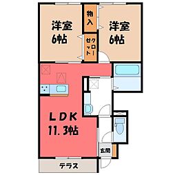 グランプレジール B 1階/-