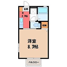 JR両毛線 小山駅 バス5分 神谷鳥六丁目下車 徒歩5分