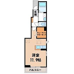 ベル・フィオーレ ワンルームの間取図画像
