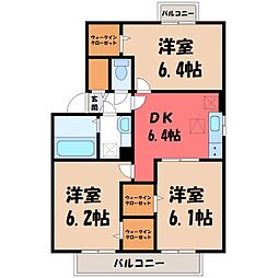 東武日光線 栃木駅 徒歩22分