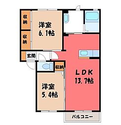 JR水戸線 川島駅 徒歩13分