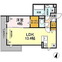 ル・グロンシャリオ  ｜ 愛知県豊橋市小向町字北小向（賃貸アパート1LDK・2階・43.10㎡） その2