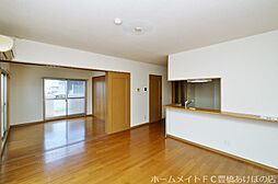 プランドールFIVE 3階2SLDKのリビング/ダイニング