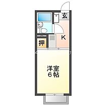 パル23  ｜ 愛知県豊橋市花中町（賃貸アパート1K・2階・19.61㎡） その2