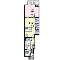 プラタ　エムIII  ｜ 愛知県豊橋市下地町字宮腰（賃貸アパート1DK・1階・42.23㎡） その2