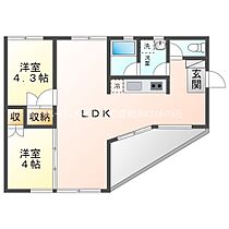 WEST-2(ウエストツー)  ｜ 愛知県豊橋市花田町字西郷（賃貸マンション2LDK・2階・58.70㎡） その2