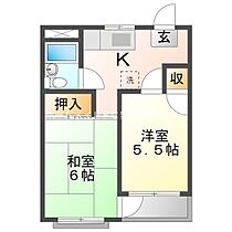 ハイコーポ谷野  ｜ 愛知県豊橋市山田一番町（賃貸アパート2K・2階・31.59㎡） その2