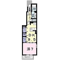 ベル・リリーズII  ｜ 愛知県豊橋市大岩町字曲松（賃貸アパート1DK・1階・40.14㎡） その2