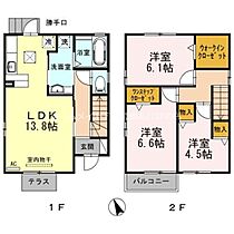 プレミアムウィット　B棟  ｜ 愛知県豊橋市牛川町字東側（賃貸一戸建3LDK・1階・79.38㎡） その2